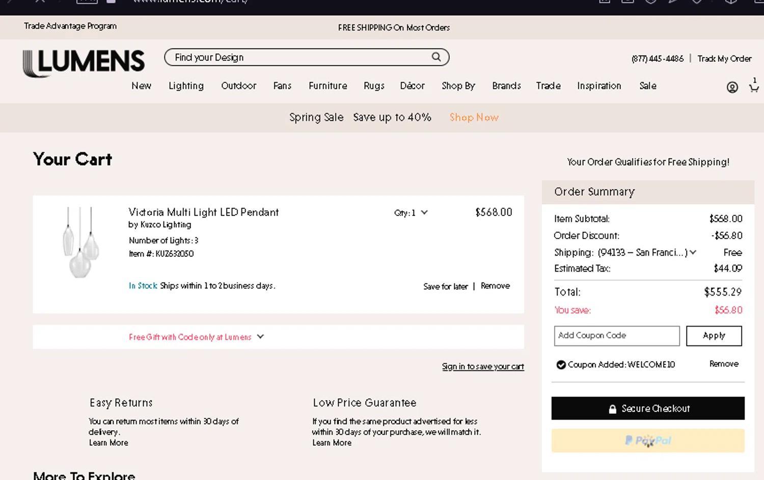 How to apply Lumens coupon code